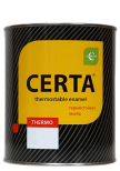 Эмаль термостойкая до 1000°С 0,8 кг черный CERTA